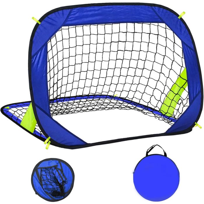 Arco de fútbol plegable portátil para entrenamiento de jardín