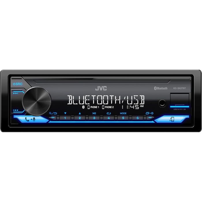 Radio para auto JVC KD-SX27BT con Bluetooth y pantalla