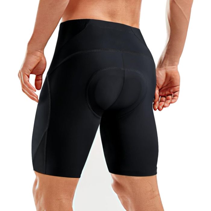 Calzas de ciclismo acolchadas para hombre Sportneer Medium Negro