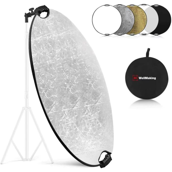 Reflector fotográfico WELLMAKING 32 pulgadas 5 en 1