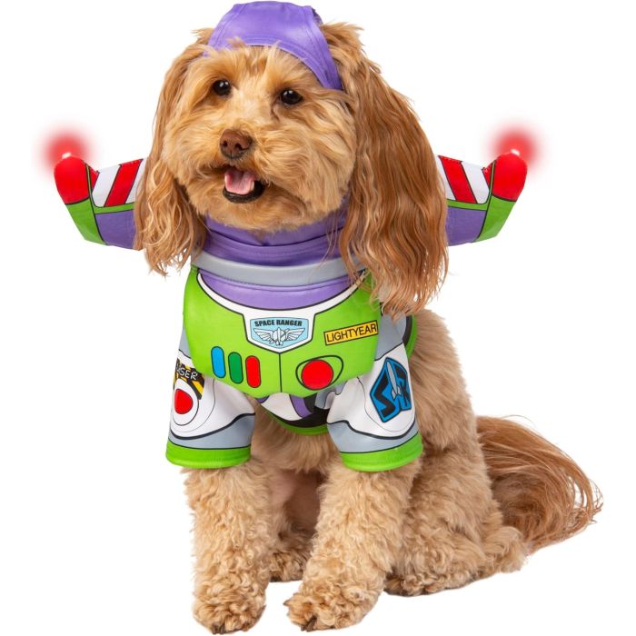 Disfraz de Buzz Lightyear de Toy Story para Perros o Gatos, Talla L