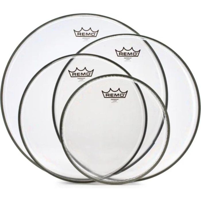 Remo Emperor 4 piezas tom pack 10 12 14 16 pulgadas claro