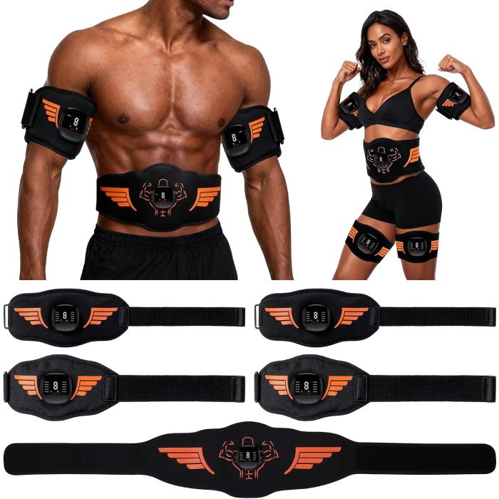EMS Muscle Stimulator 5-Piece Set para tonificar cuerpo