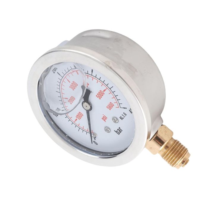 Manómetro Hidráulico Aramox 68mm 0-400Bar 0-5800PSI