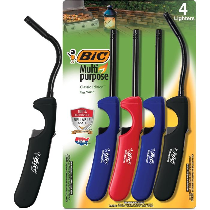Encendedores Multiusos BIC Clásico 4 Paquete