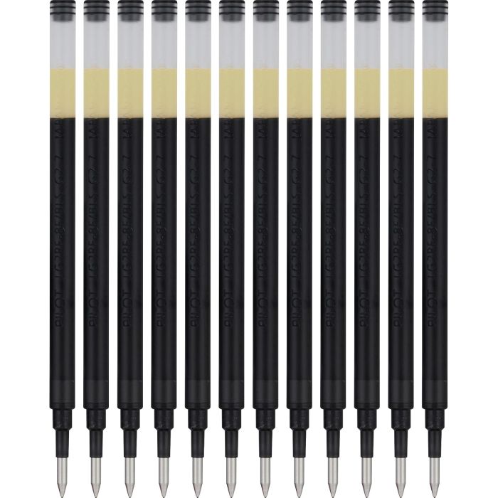 Pilot Recambios G2 Gel Tinta Negra Punto Fino 0.7mm Pack 12