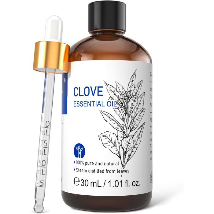 HIQILI Aceite de Clavo 30ml Puro Natural para Dientes y Encías