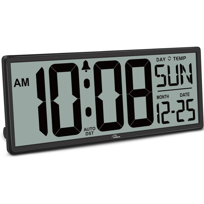 Reloj de Pared Digital WallarGe 14.5" con Números Grandes