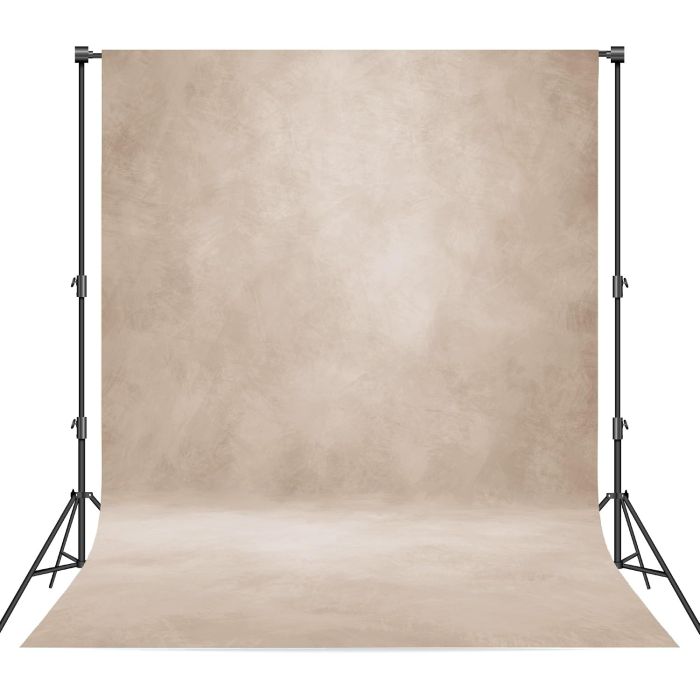 Fondo fotográfico beige 8x10 pies sin soporte