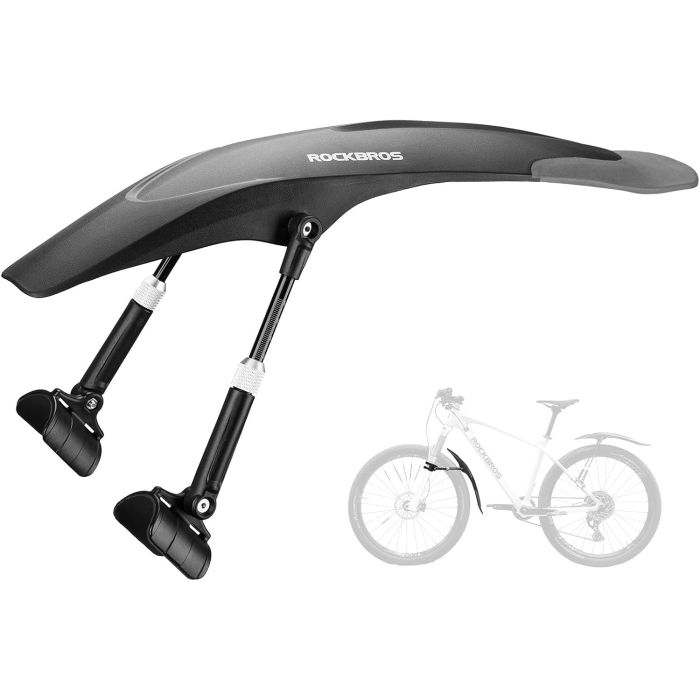ROCKBROS Guardabarros Ajustable Universal 26/27.5/29 Delantero Trasero MTB