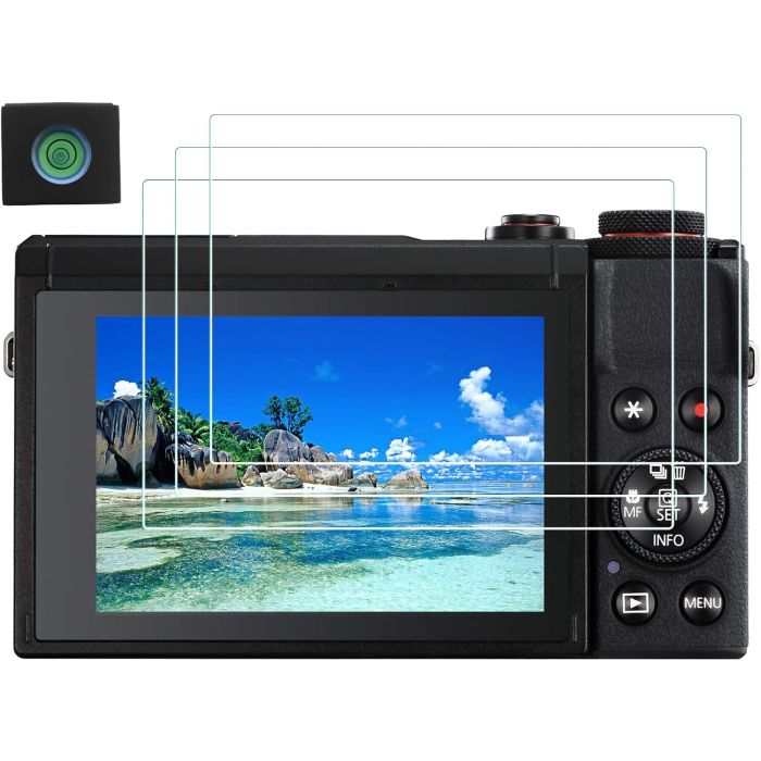Protector de Pantalla para Canon G7X Mark III 3 Unidades