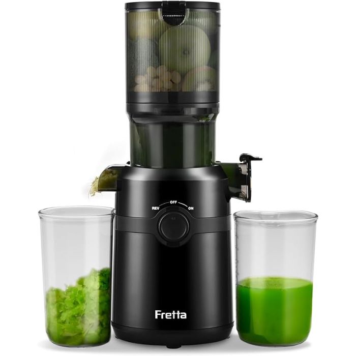 Extractor Jugos Prensado Frío Boca Ancha 200W