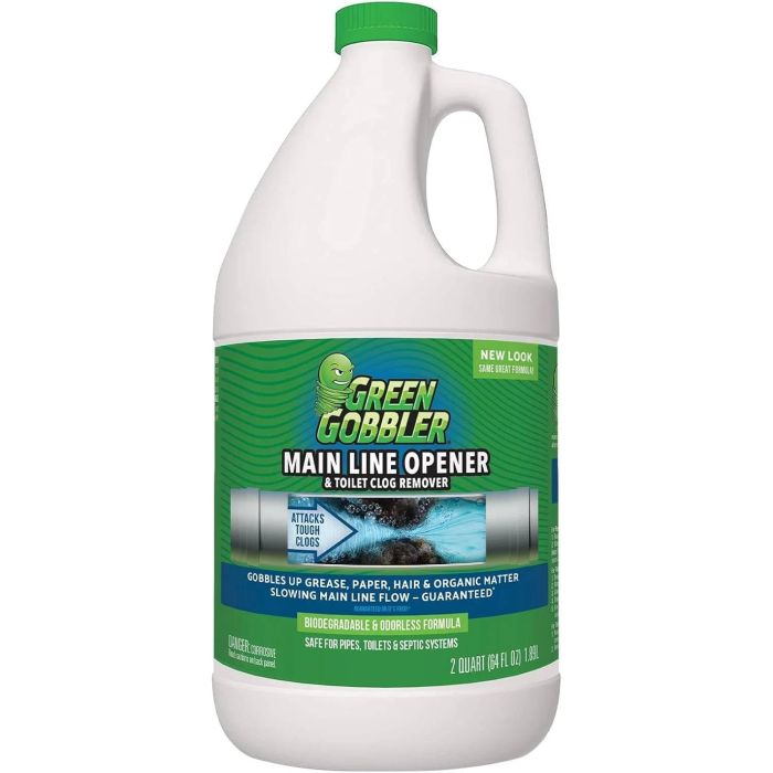 Limpiador de Desagües Green Gobbler 64 fl. oz.