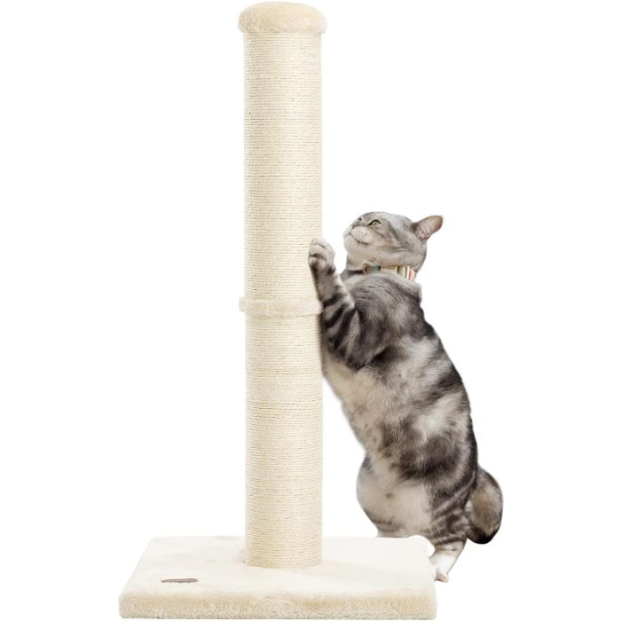 Poste Rascador para Gatos Karolpar 86cm Beige