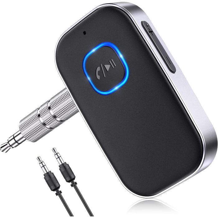 Receptor Bluetooth COMSOON para Coche, Manos Libres, Negro+Plata