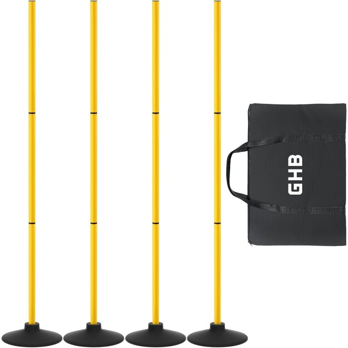 GHB Agility Poles 4 Pack de 50" para entrenamiento