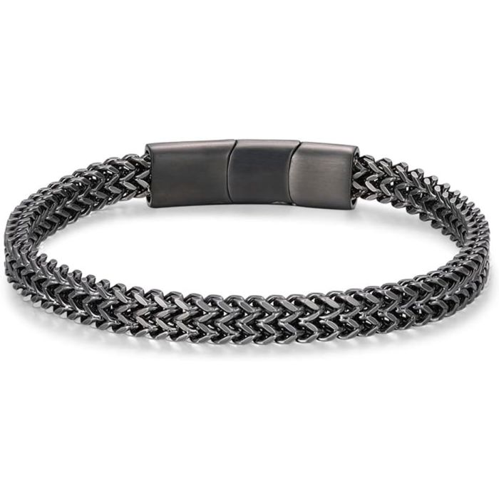 Pulsera de acero inoxidable con cierre magnético para hombre