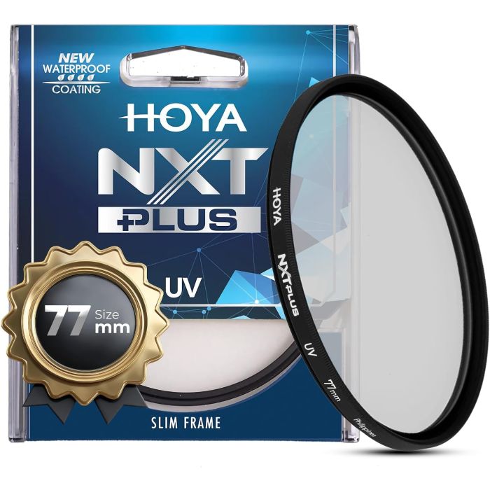 Filtro UV Hoya NXT Plus 77mm vidrio óptico Schott B270