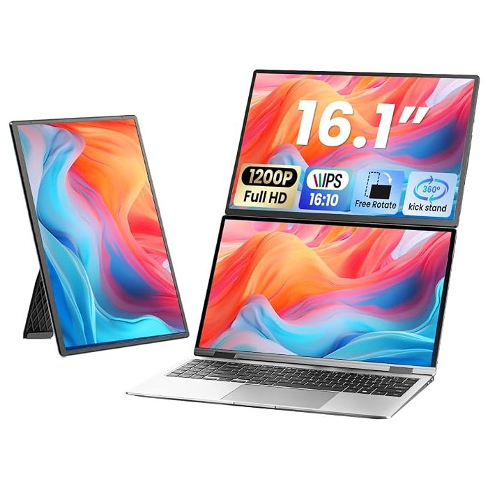 Monitor Extensor 16.1 FHD 1080p Portátil con Soporte Magnéti