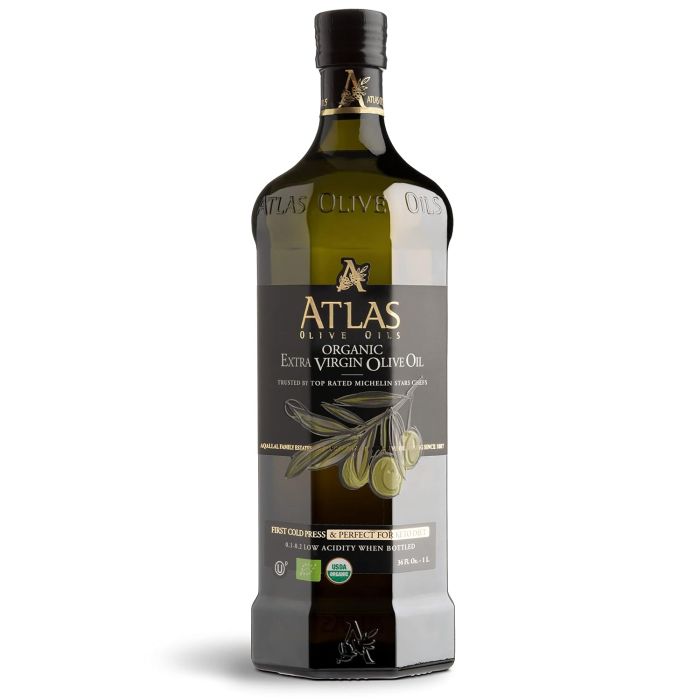 Aceite de Oliva Extra Virgen Orgánico ATLAS 1 L