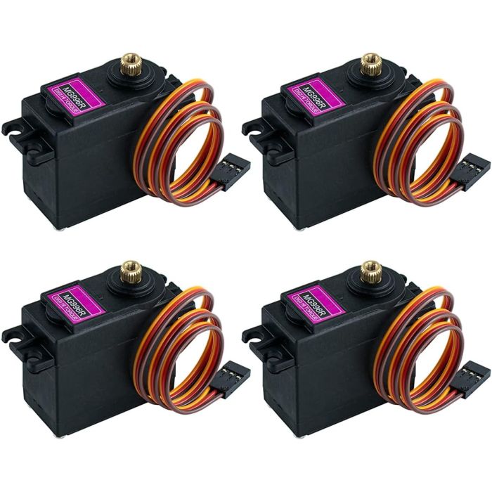 4Pack MG996R 55g Servomotor Digital Alto Torre Engranaje Metal