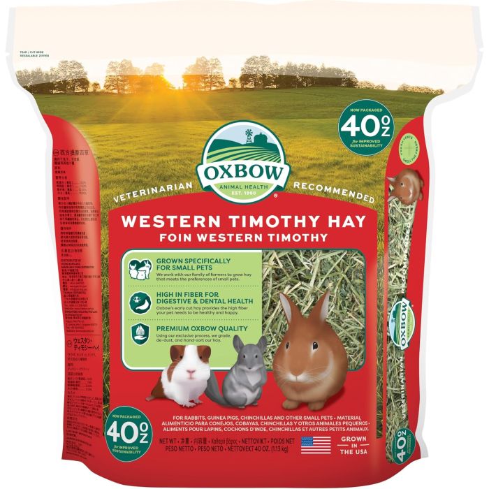 Oxbow heno Western Timothy para mascotas pequeñas - 40 oz