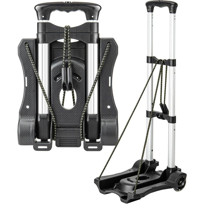 Carretilla Plegable de Mano con 2 Ruedas y 110 lb