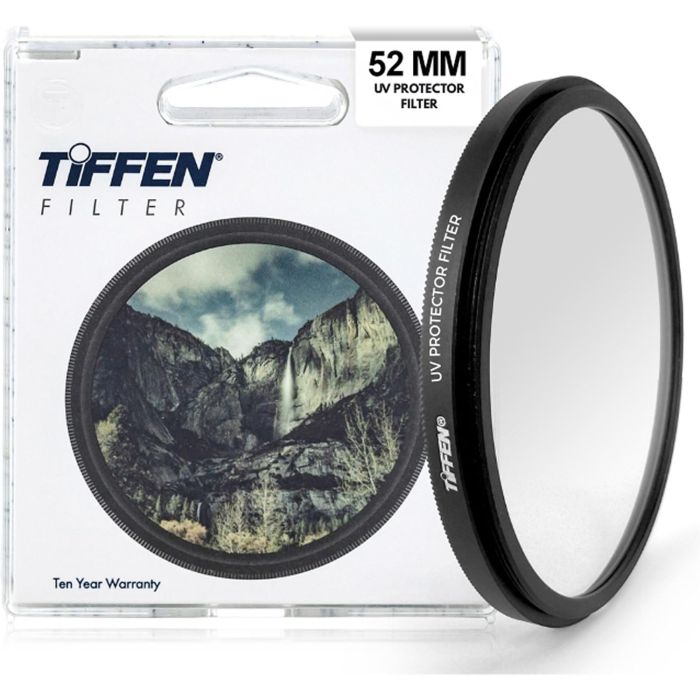 Filtro UV Protección 52mm para lente de cámara Tiffen