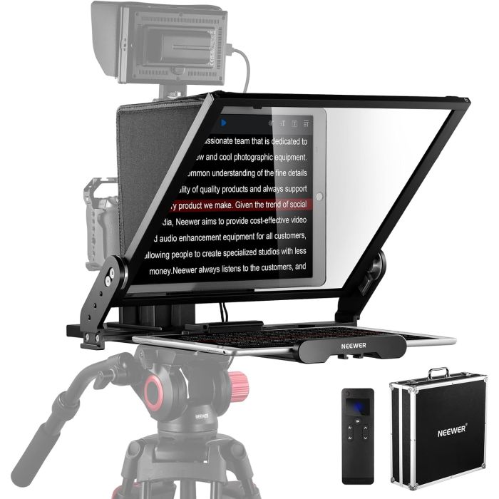 Teleprompter NEEWER X17 II con control remoto y APP 17" HD