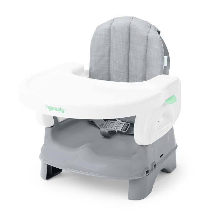 Silla booster infantil Ingenuity Deluxe Comfort plegable y portátil gris