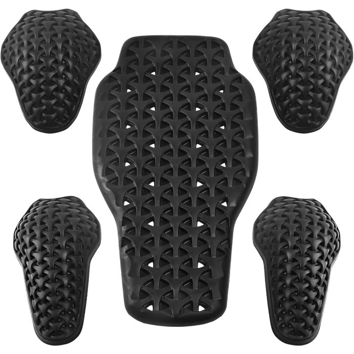 Set universal de 5 protectores CE Nivel 1 y 2 para moto