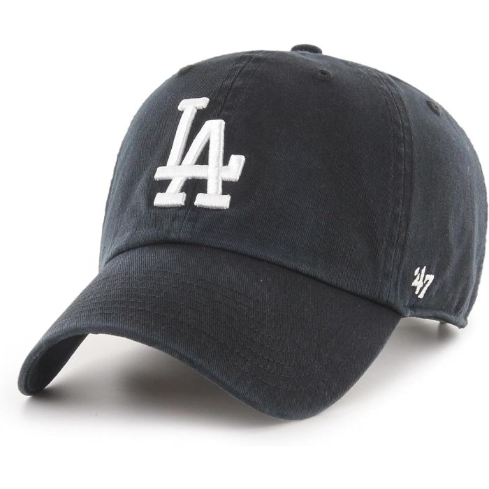 Gorra Ajustable 47 Brand MLB Logo Negro y Blanco para Adulto