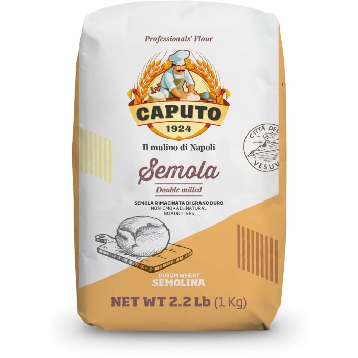 Harina de Sémola Caputo Antimo Di Grano Duro Rimacinata 2.2 lb
