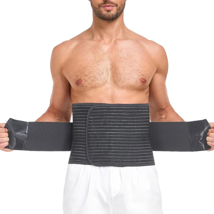 Faja abdominal post cirugía y recuperación, ajustable, talla L