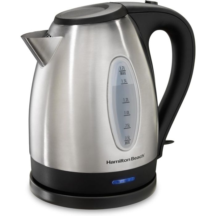 Hervidor Eléctrico Hamilton Beach 1.7L Acero Inoxidable 1500W
