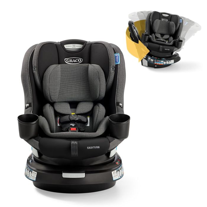 Silla para auto convertible y giratoria Graco EasyTurn 360