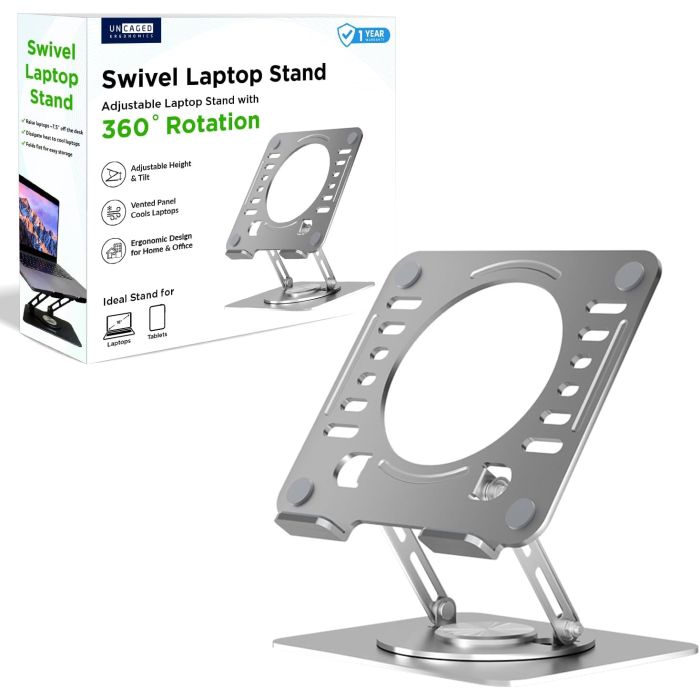 Soporte Giratorio Ajustable para Laptop Uncaged Ergonomics