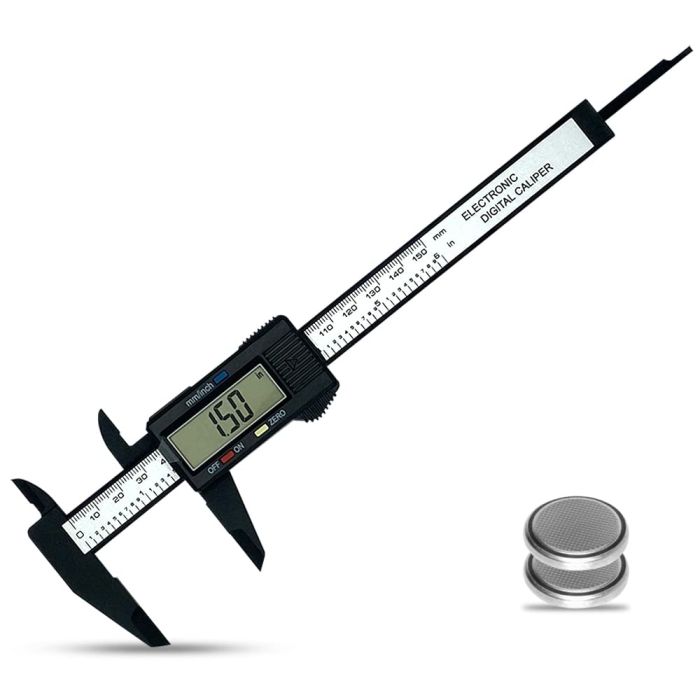 Calibrador Digital 0-6 pulgadas con Pantalla LCD Grande