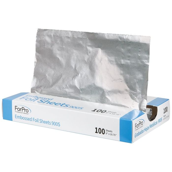Hojas de papel aluminio ForPro 100 unidades 9x10.75 pulgadas