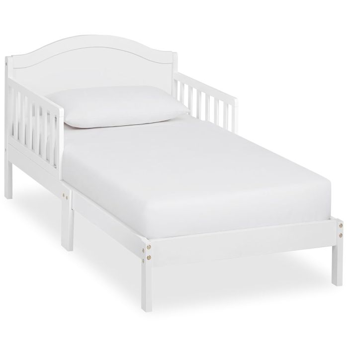 Cama Infantil Toddler Dream On Me Sydney Blanca Certificada Greenguard Gold
