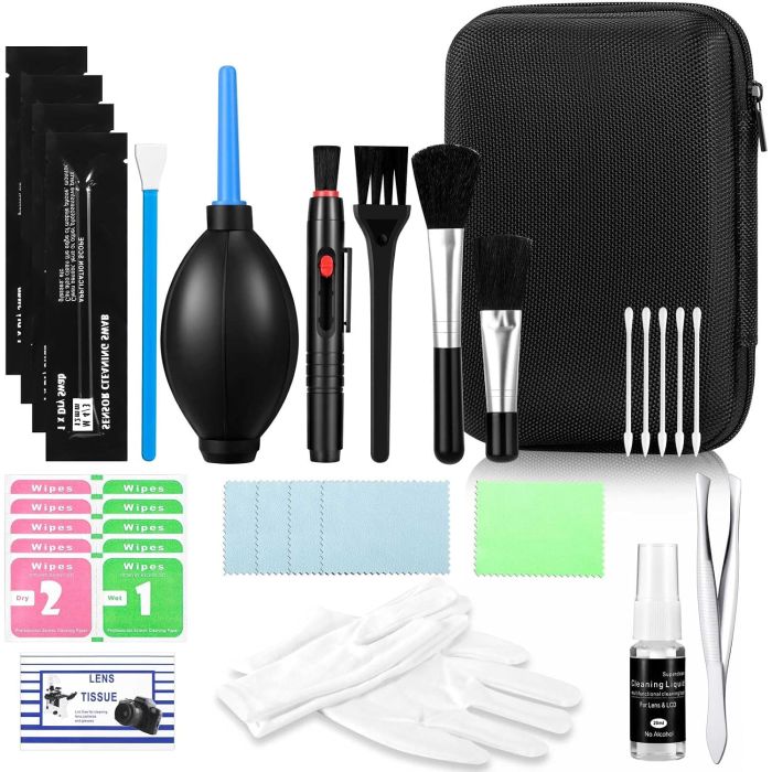 Kit de limpieza para lentes de cámara 14 piezas