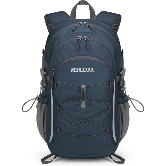 Mochila Senderismo RealCool 20L Impermeable Ligera Azul