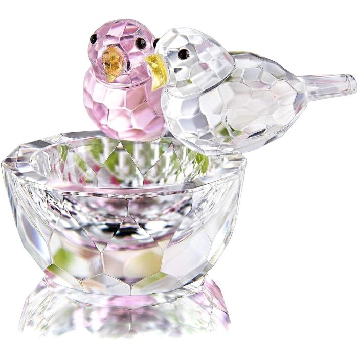 Figura de Ave de Cristal K9 8.5 cm - Decoración para Hogar