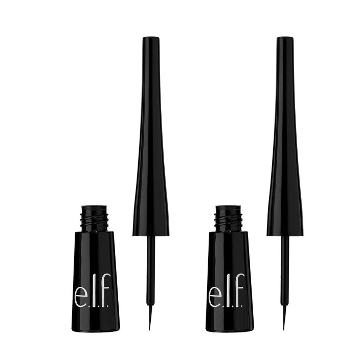 e.l.f. Expert Liquid Liner Delineador Líquido Negro 2 Pack