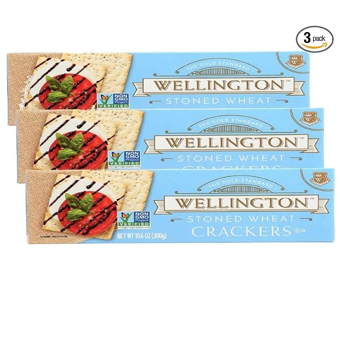 Galletas Wellington Stoned Wheat Crackers 10.6 oz (3 packs)