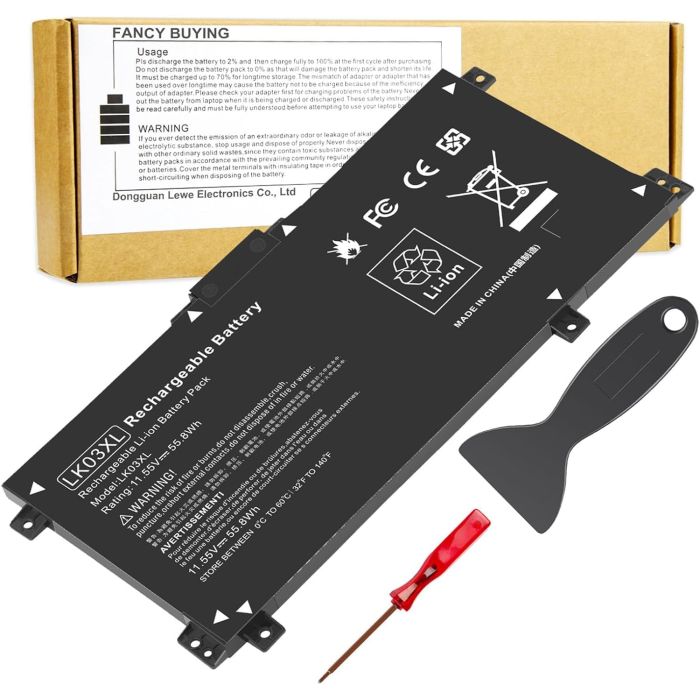 Batería LK03XL 55.8Wh para HP Envy x360 15/17
