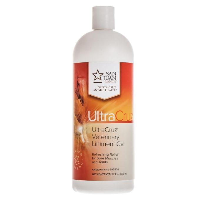 Gel Linimento UltraCruz para Caballos, 32 oz