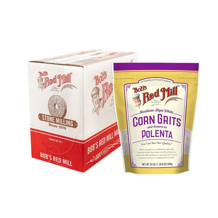 Bob's Red Mill White Corn Grits Pack de 4 96 oz
