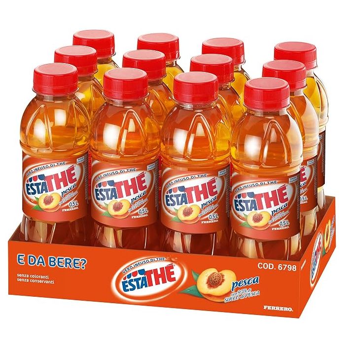 Estathé pesca - 500 ml paquete de 12
