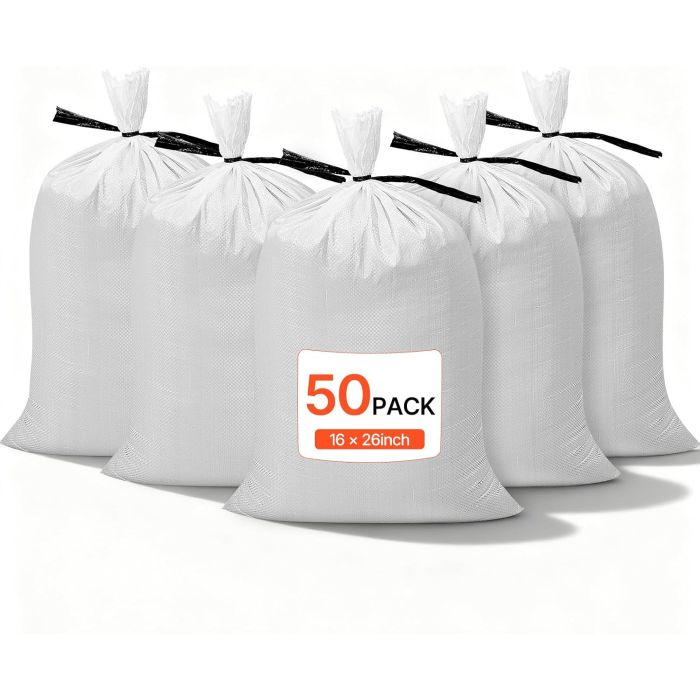 Bolsas para Contrapeso VEVOR, 50 unidades 16x26 in, 50 lbs